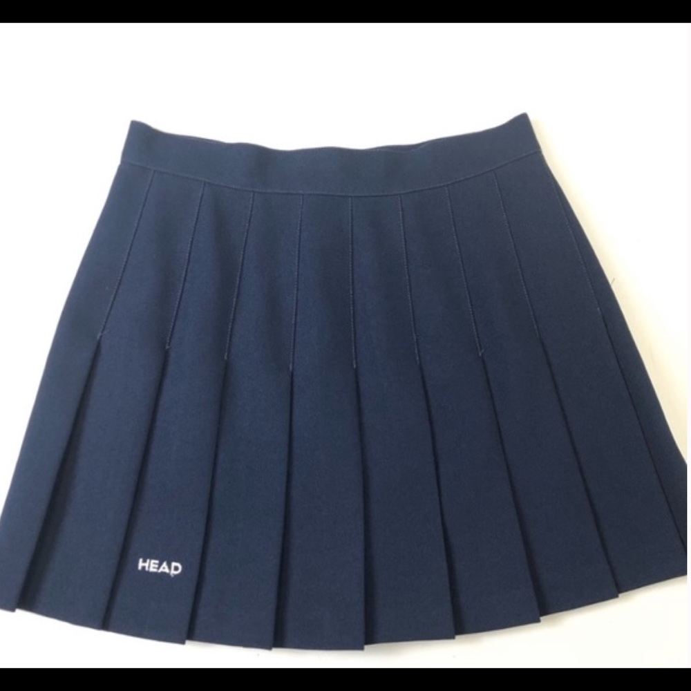 HEAD sportswear vintage navy pleated tennis skirt